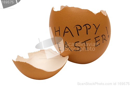 Image of Happy Easter Egg w/ Path