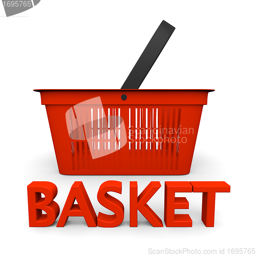 Image of Shopping basket symbol