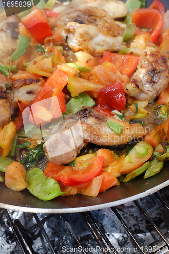 Image of Cooking paella