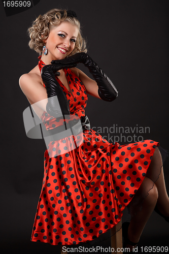 Image of Girl in red.