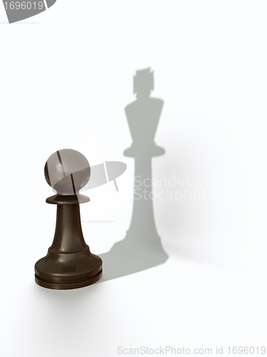 Image of Pawns shadow