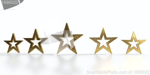 Image of Five golden stars