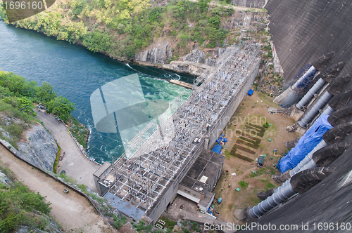 Image of Power station at the Bhumibol Dam in Thailand