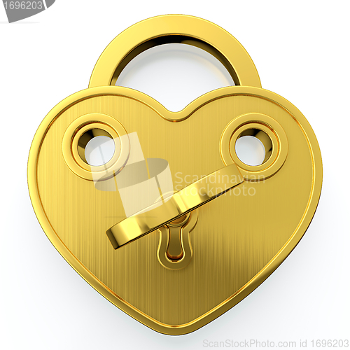 Image of Golden padlock