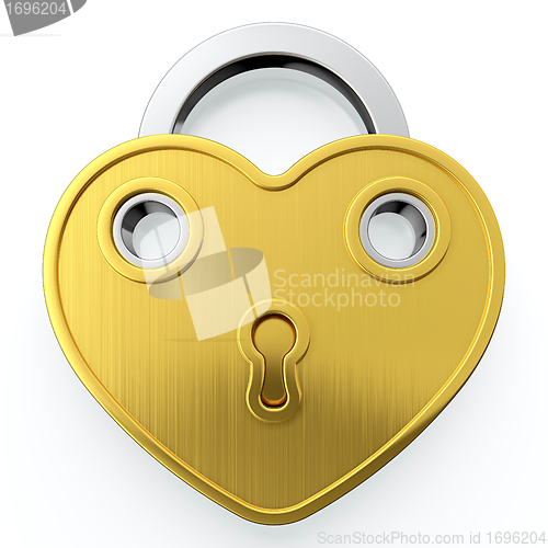 Image of Golden padlock