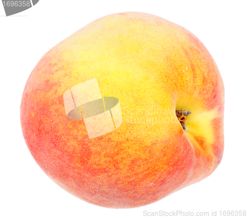 Image of Single a fresh red-yellow peach