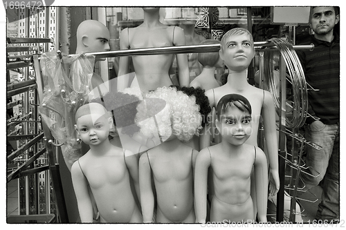 Image of Undressed mannequins