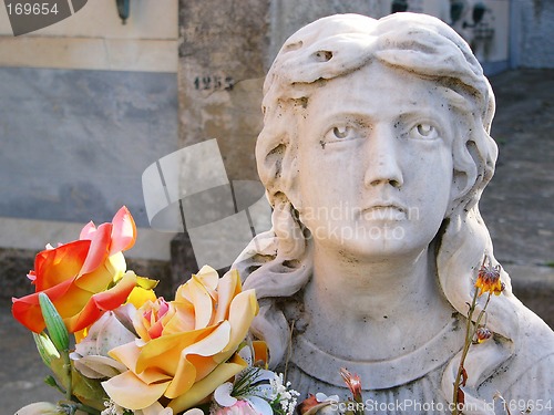 Image of Female Graveyard Statue