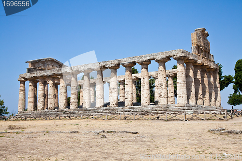 Image of Paestum temple - Italy