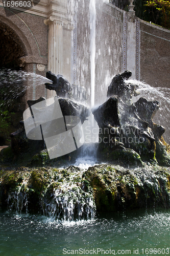 Image of Dragons fountain, Villa d'Este - Tivoli