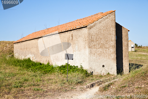 Image of Exterior of Etruscan tomb