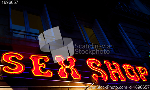Image of Sexy shop entrance
