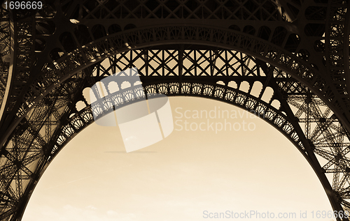 Image of Eiffel Tower detail