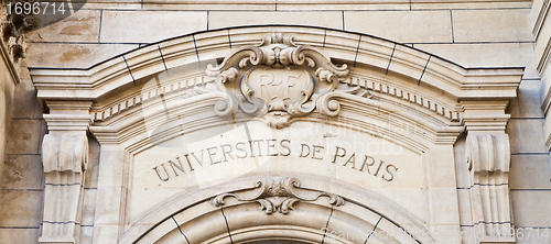 Image of Paris - Sorbonne University Entrance