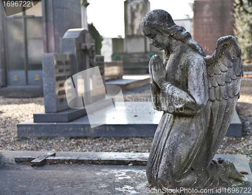 Image of Cemetery Statue