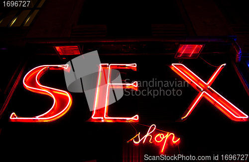 Image of Sexy shop entrance