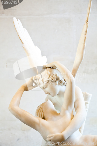 Image of Psyche revived by Cupid kiss