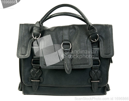 Image of Black women's leather bag