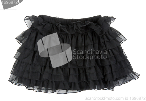 Image of Black laced skirt