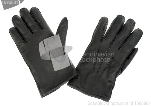 Image of Men's leather gloves 