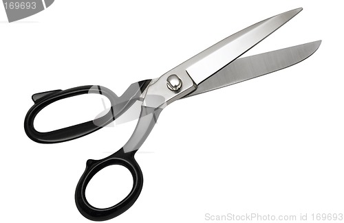 Image of Scissors (Top View) w/ Path