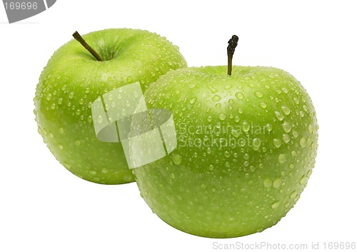 Image of Two Apples w/ Path