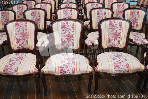 Image of empty auditorium with chairs