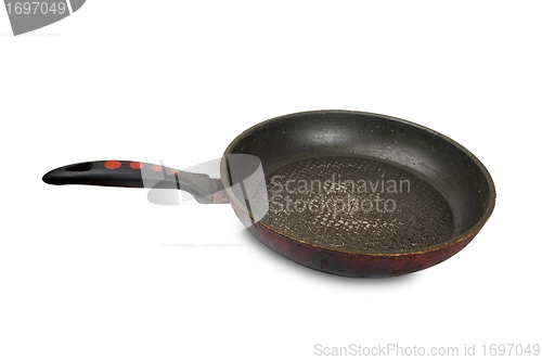 Image of Old dirty frying-pan 