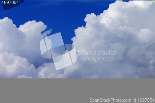 Image of Blue sky and clouds