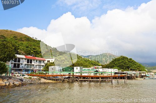 Image of Tai O water village in Hong Kong at day