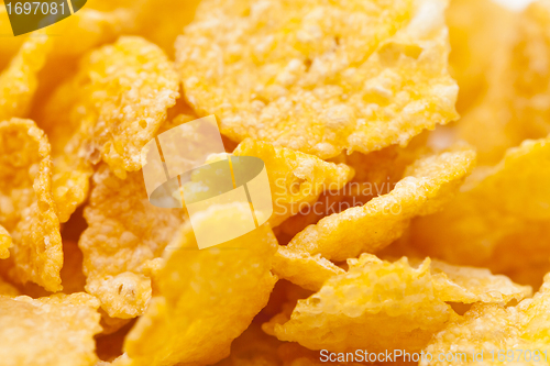 Image of Corn flakes background