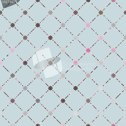 Image of Pink brown colorful seamless pattern. EPS 8