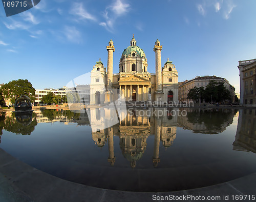 Image of St. Charles Cathedral in Vienna