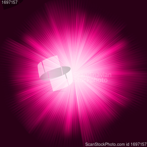 Image of Deep Purple color design with a burst. EPS 8