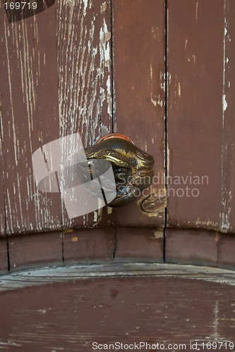 Image of Brass door handle