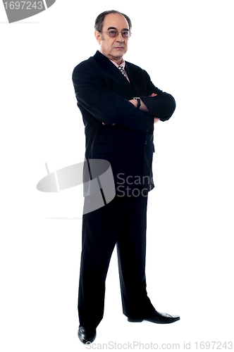 Image of Matured businessperson posing with crossed arms