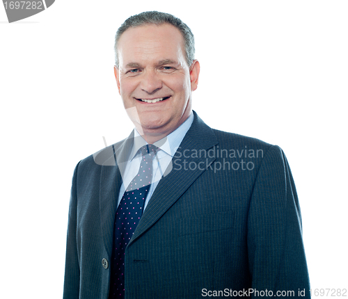 Image of CEO posing, studio shot
