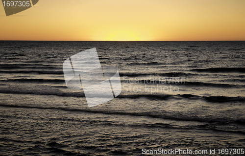 Image of ocean sunset