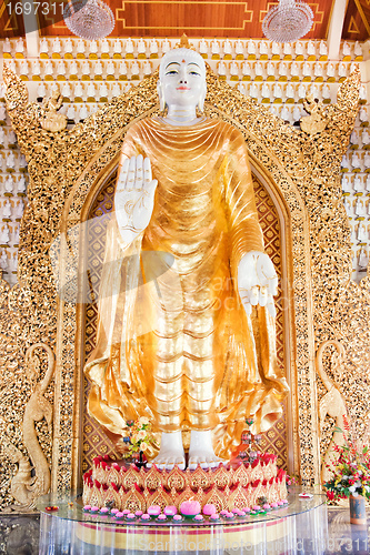 Image of statue in buddhist temple