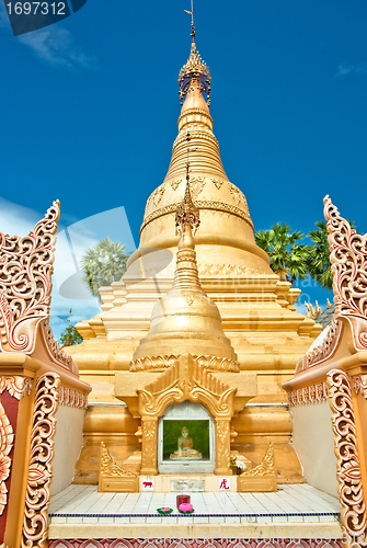 Image of golden buddhist temple