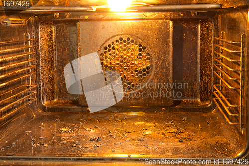 Image of Dirty oven