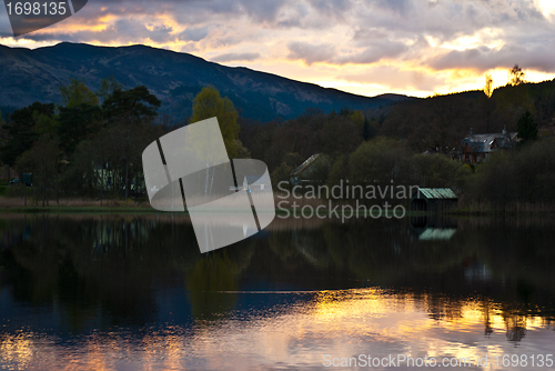 Image of Sunset at Loch Ard