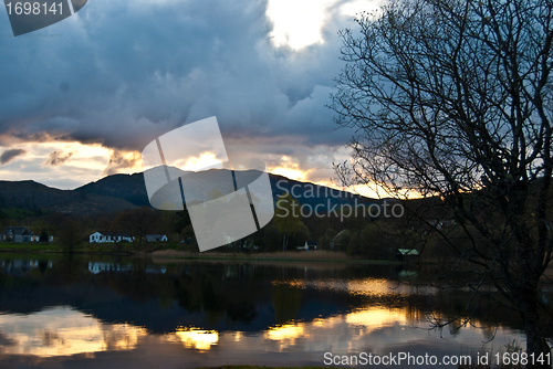 Image of Sunset at Loch Ard