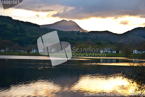 Image of Sunset at Loch Ard