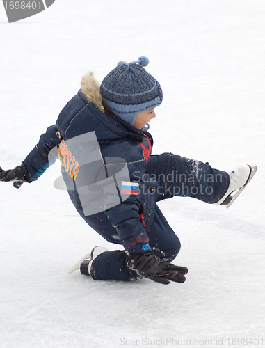 Image of Fall down on the ice