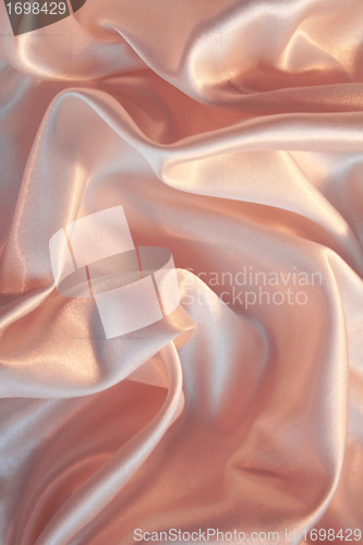 Image of Smooth elegant pink silk as background