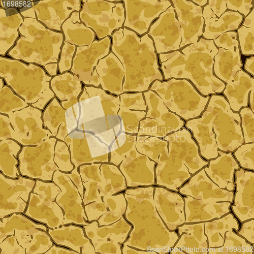 Image of seamless cracked ground background pattern