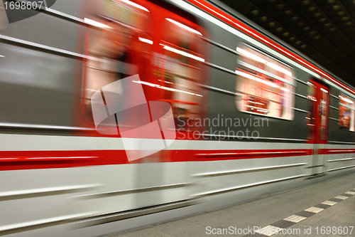 Image of subway background from the Prague