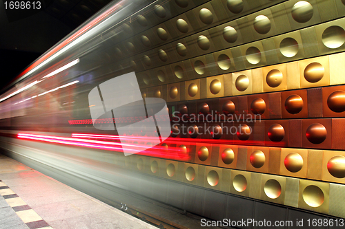 Image of subway background from the Prague