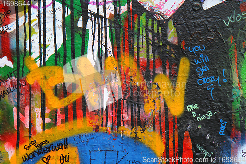 Image of abstract street art background